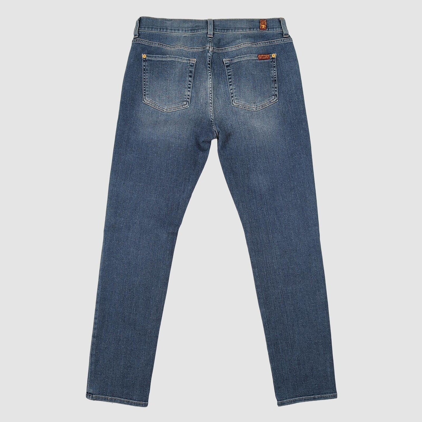 7 for all mankind womens blue relaxed skinny jeans size 29 w29 casual denim by 7 For All Mankind – JEANS | RewearableUK