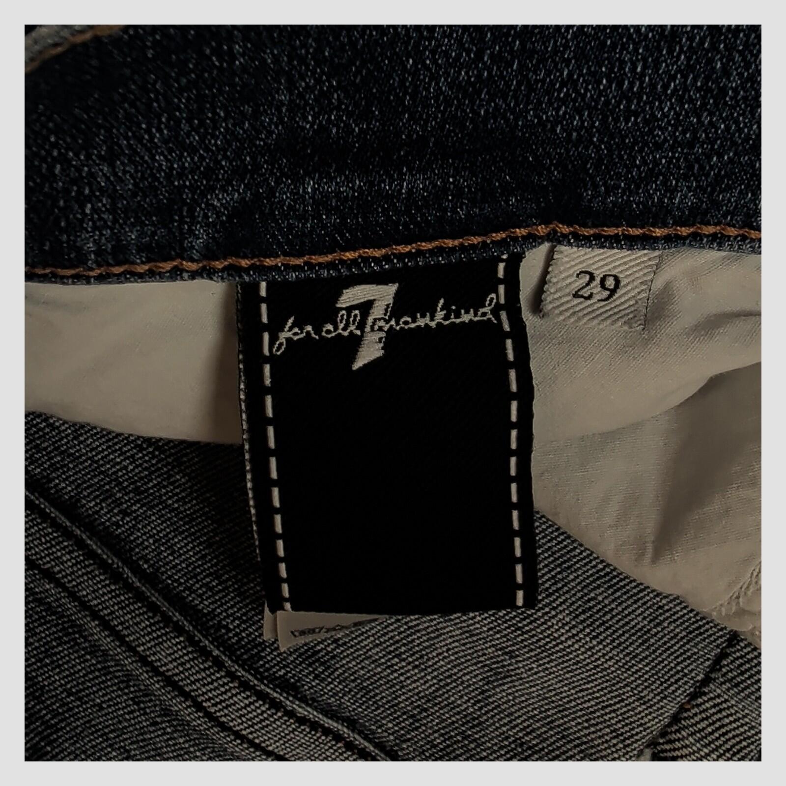 7 for all mankind womens blue relaxed skinny jeans size 29 w29 casual denim by 7 For All Mankind – JEANS | RewearableUK