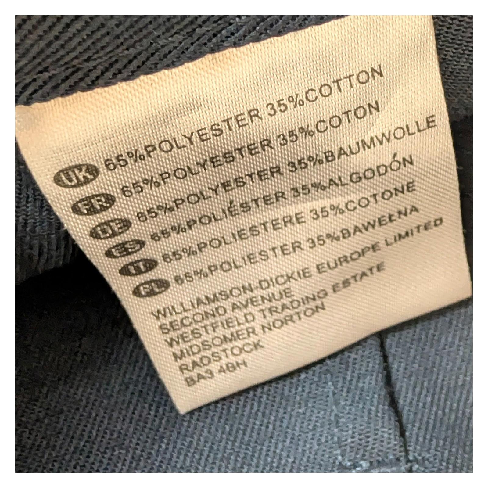 Dickies Cargo Trousers Navy Knee Pad W36 R | RewearableUK