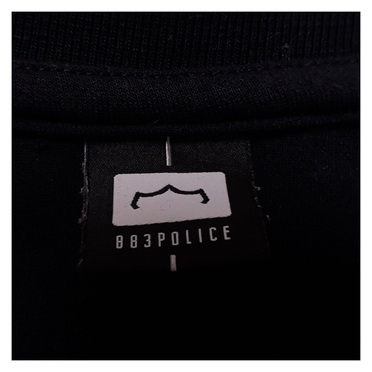 883 Police Men's Sweatshirt M Navy Logo Tape Cotton Polyester – product photo 9 | RewearableUK
