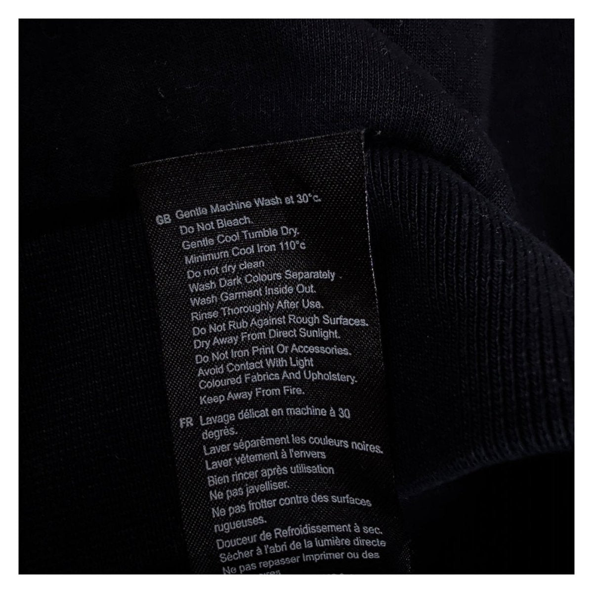 883 Police Men's Sweatshirt M Navy Logo Tape Cotton Polyester – product photo 8 | RewearableUK
