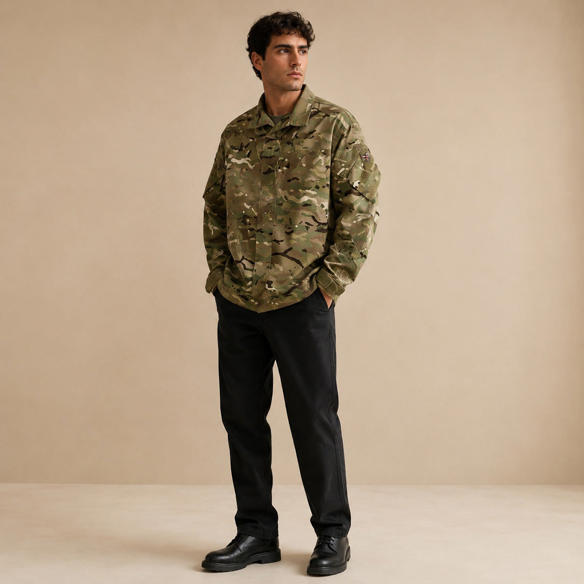 British Army MTP Warm Weather Combat Jacket 180/104 Large Ink Marks