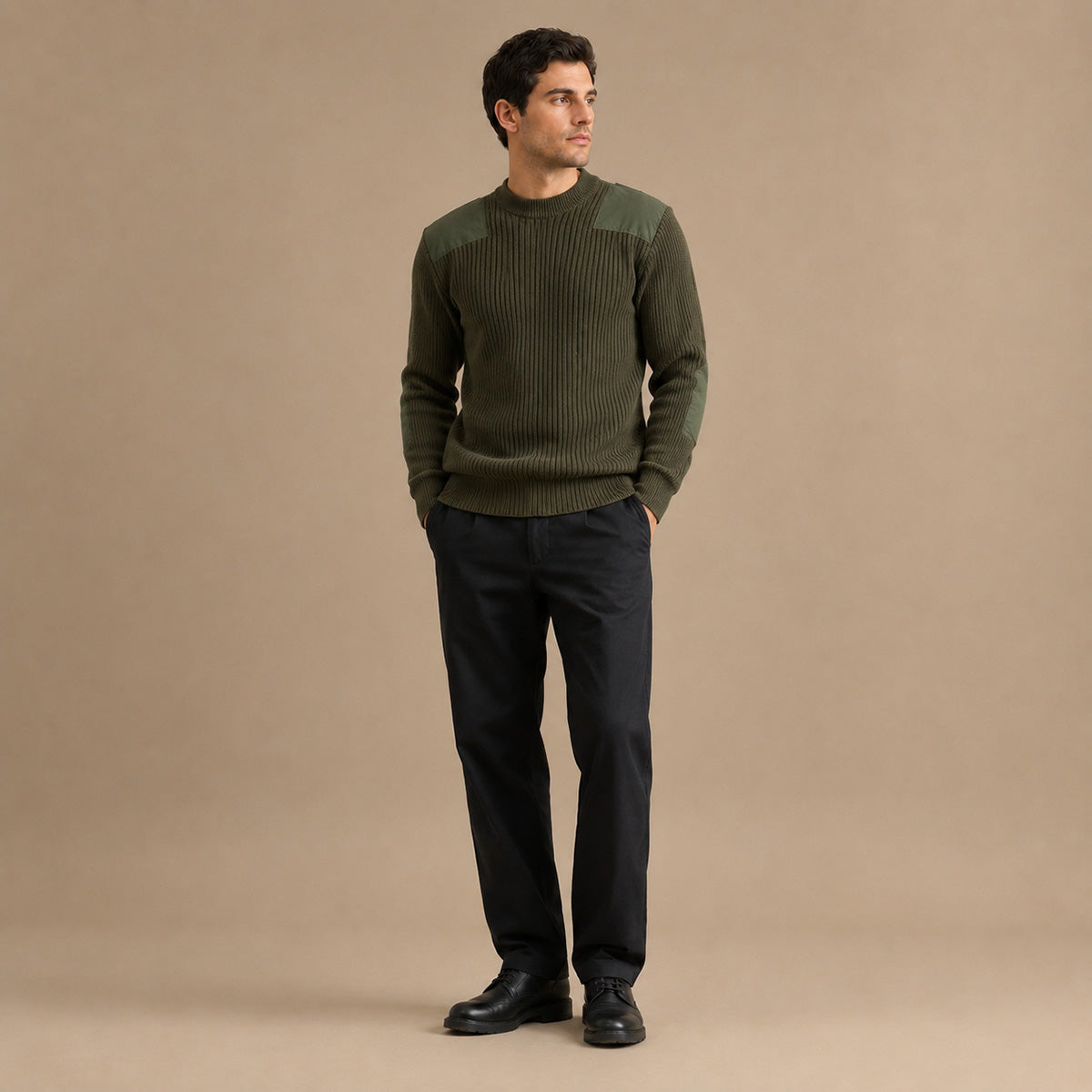 Summit Sports Wool Commando Jumper Size 36 Small Made in Britain