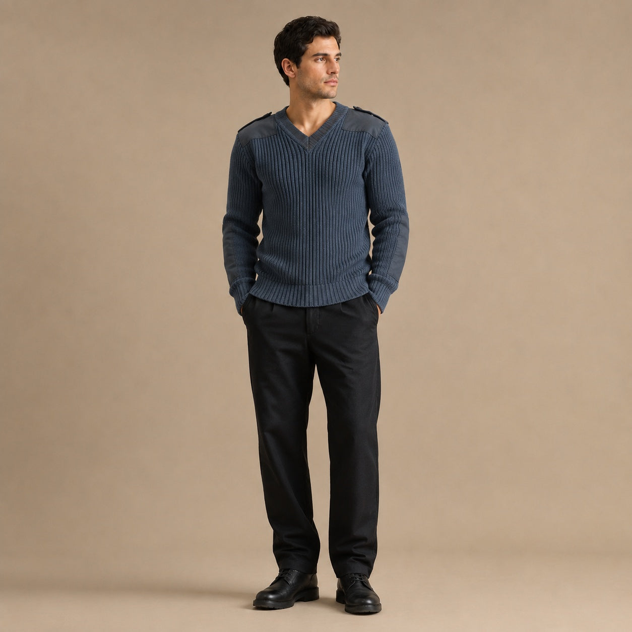 Royal Air Force Woolly Pully Jumper 112cm 44in Blue Grey