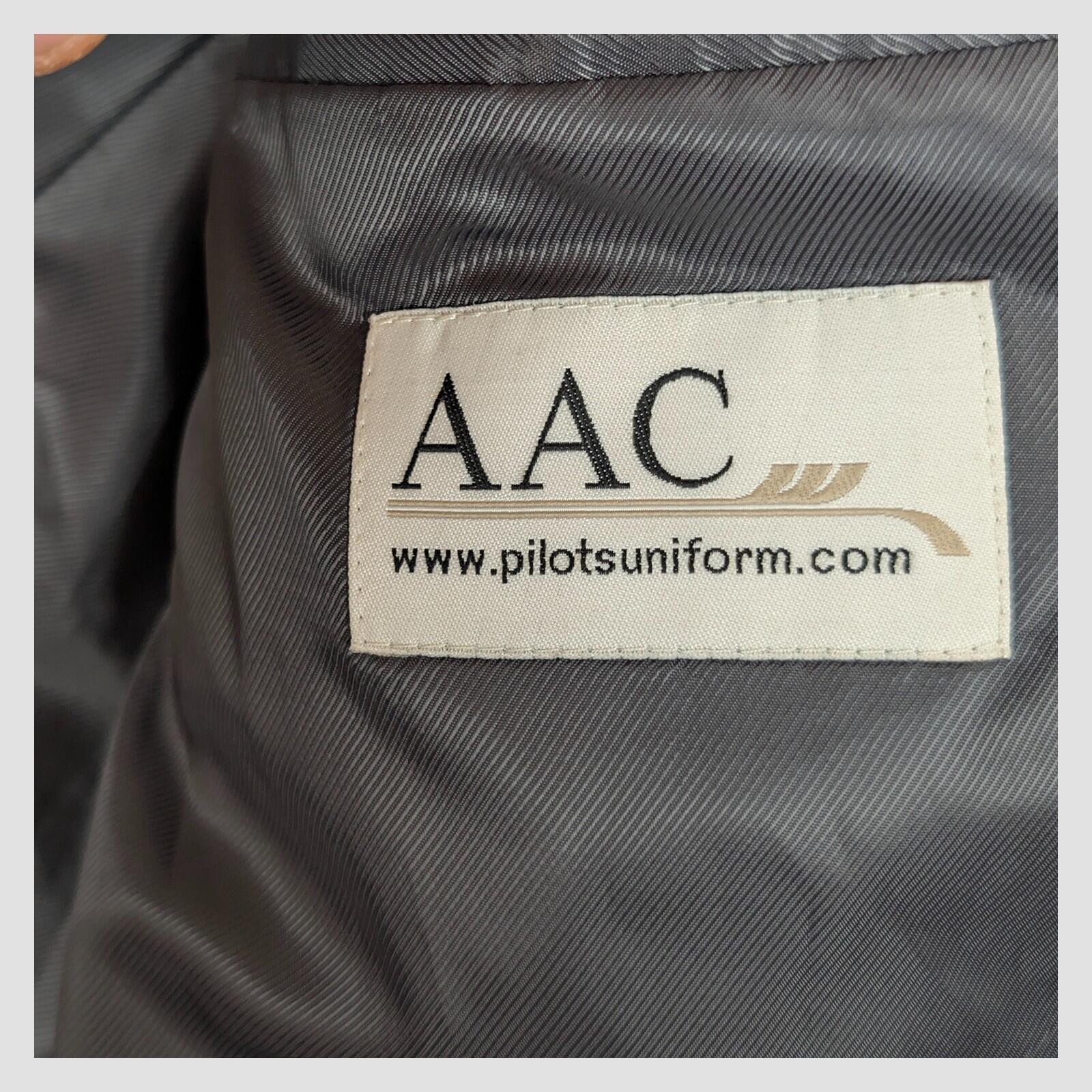 AAC Pilot Uniform Mens Black Aviation Blazer Jacket 40R Gold Stripe Wool by aac – | RewearableUK