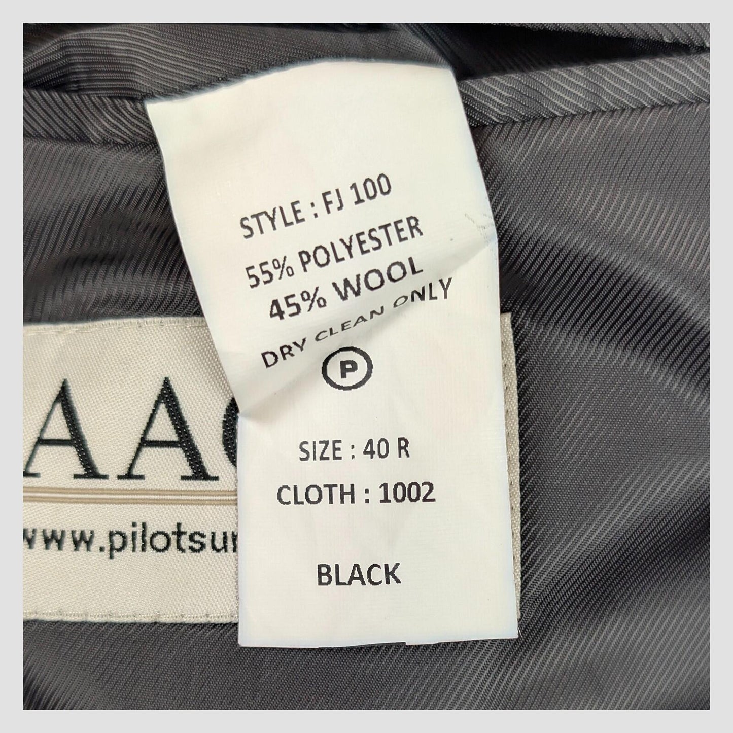 AAC Pilot Uniform Mens Black Aviation Blazer Jacket 40R Gold Stripe Wool by aac – | RewearableUK