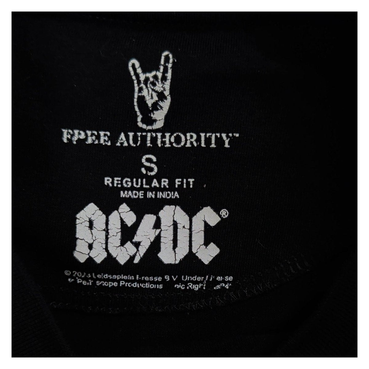 ACDC For Those About To Rock Cannon T-Shirt S Black Official 2023 – product photo 3 | RewearableUK