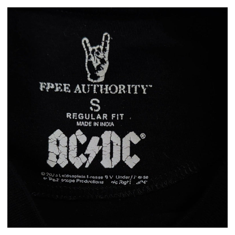 ACDC For Those About To Rock Cannon T-Shirt S Black Official 2023 – product photo 3 | RewearableUK