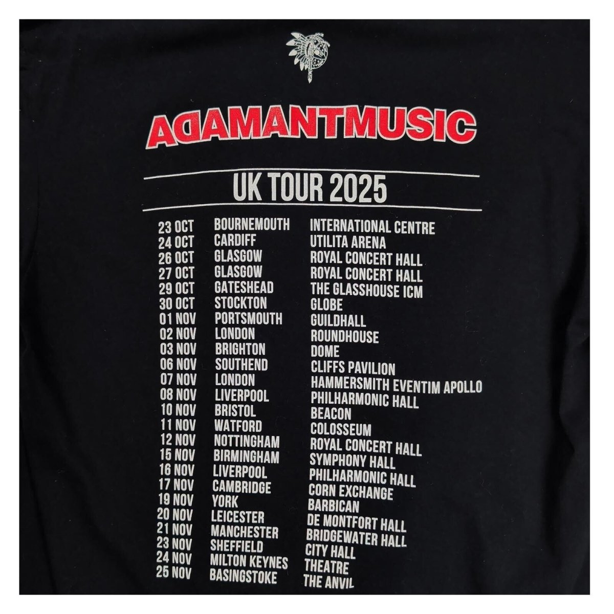 Adam Ant UK Tour 2025 T-Shirt Black Size L Gildan Softstyle Band Music Tee – product photo 4 | RewearableUK