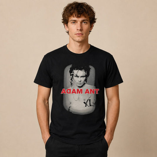 Adam Ant UK Tour 2025 T-Shirt L Black Gildan – product photo 1 | RewearableUK