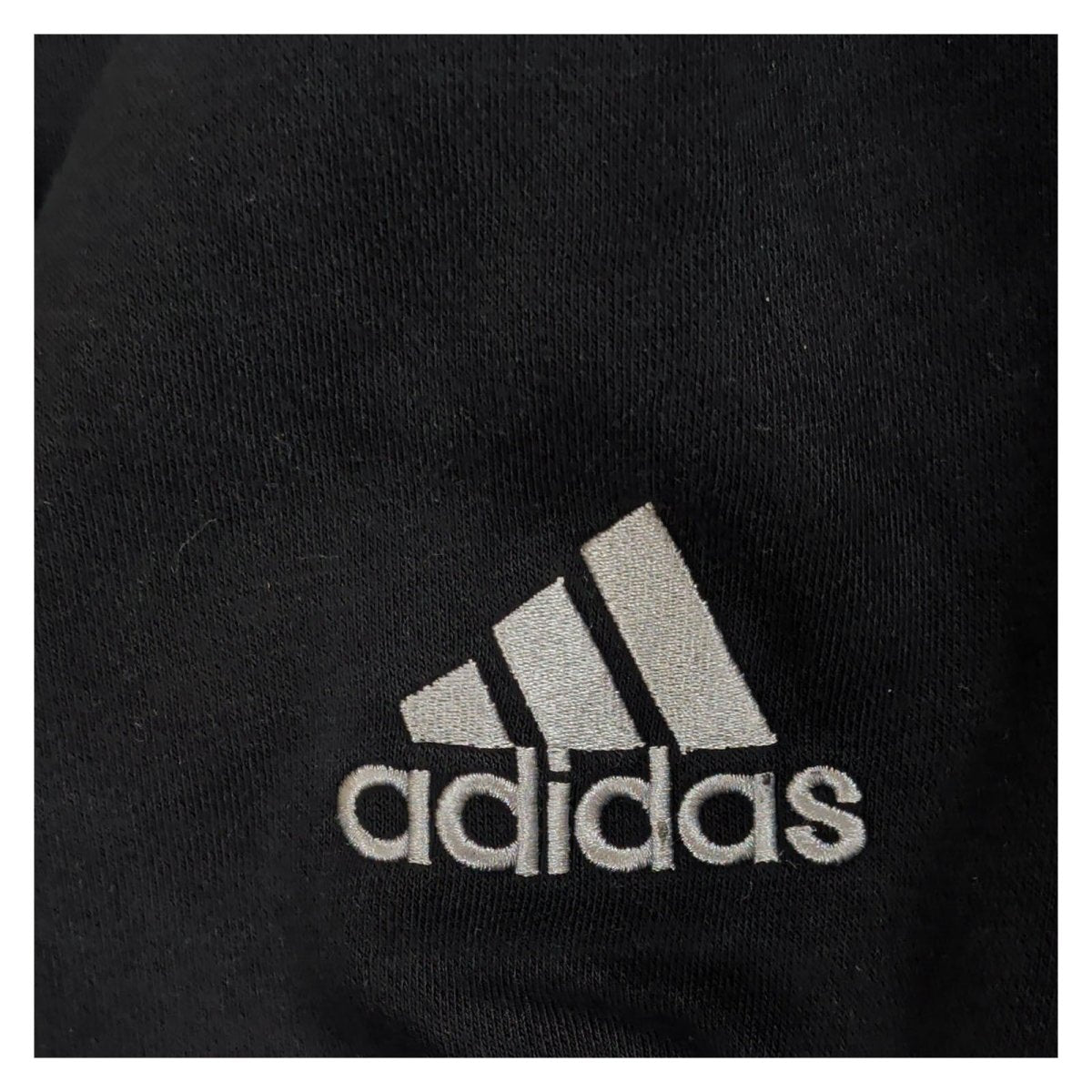 Adidas Bethel College Hoodie Black Pullover Sleeve Logo Size xl – product photo 3 | RewearableUK