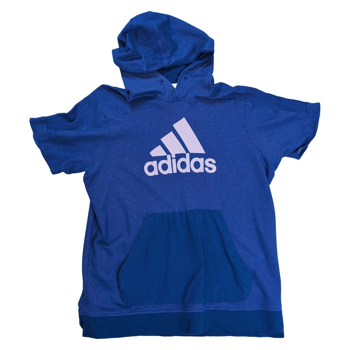 adidas Boys Hoodie Age 11-12 Blue Graphic Logo – product photo 1 | RewearableUK