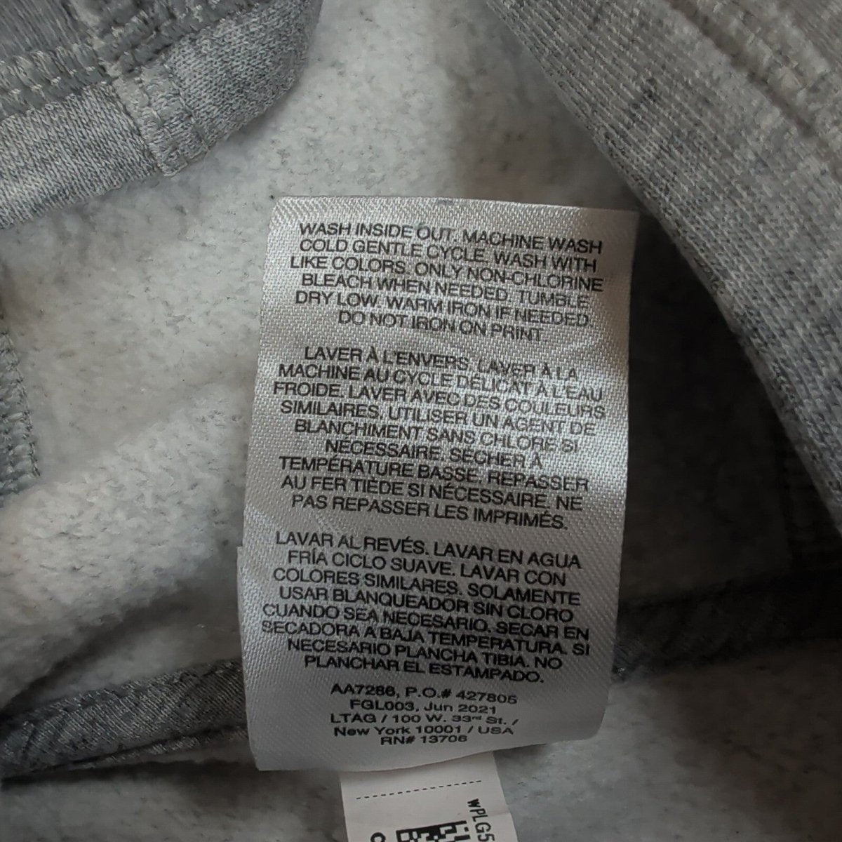 adidas Graphic Hoodie XL Grey Blue – product photo 6 | RewearableUK