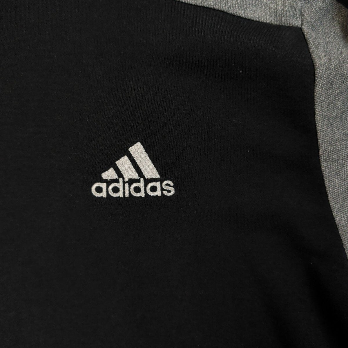 adidas Men's Colourblock Hoodie XL Black Grey – product photo 3 | RewearableUK