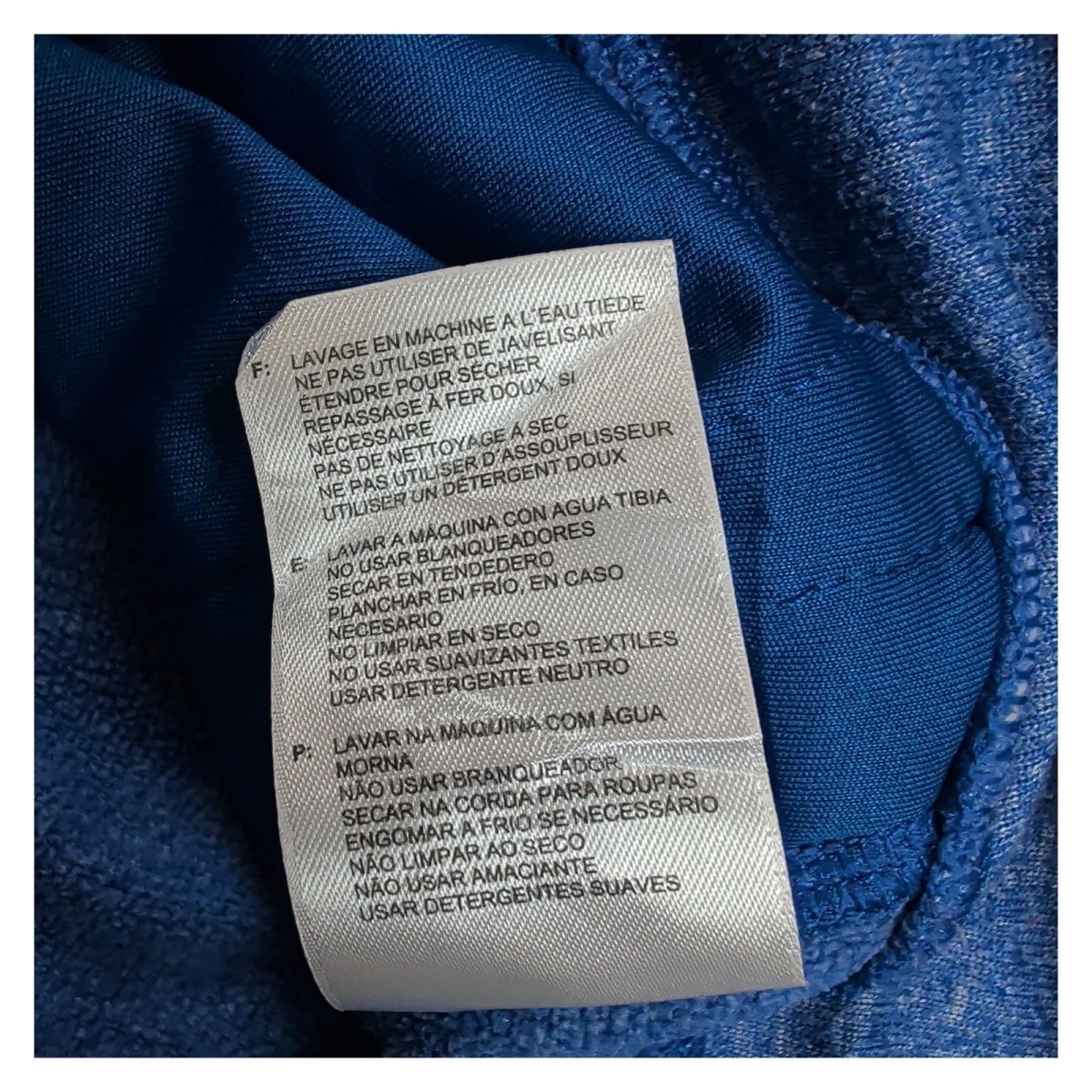 adidas Men's Hoodie Medium Blue Climawarm 100% Polyester Graphic Print – product photo 8 | RewearableUK