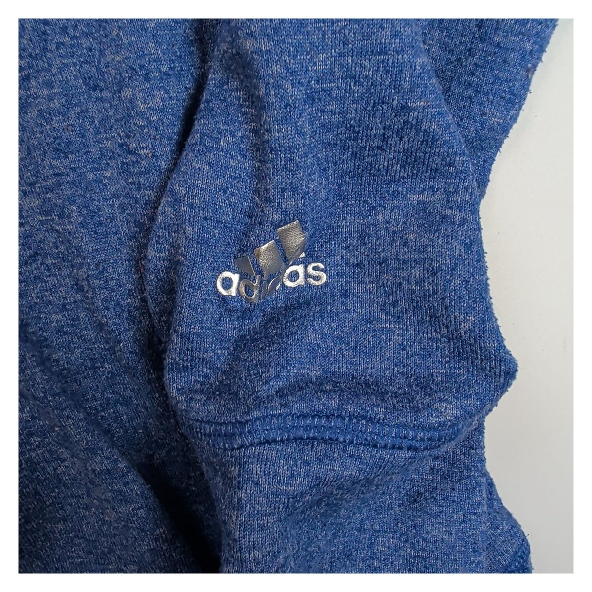 adidas Men's Hoodie Medium Blue Climawarm 100% Polyester Graphic Print – product photo 4 | RewearableUK