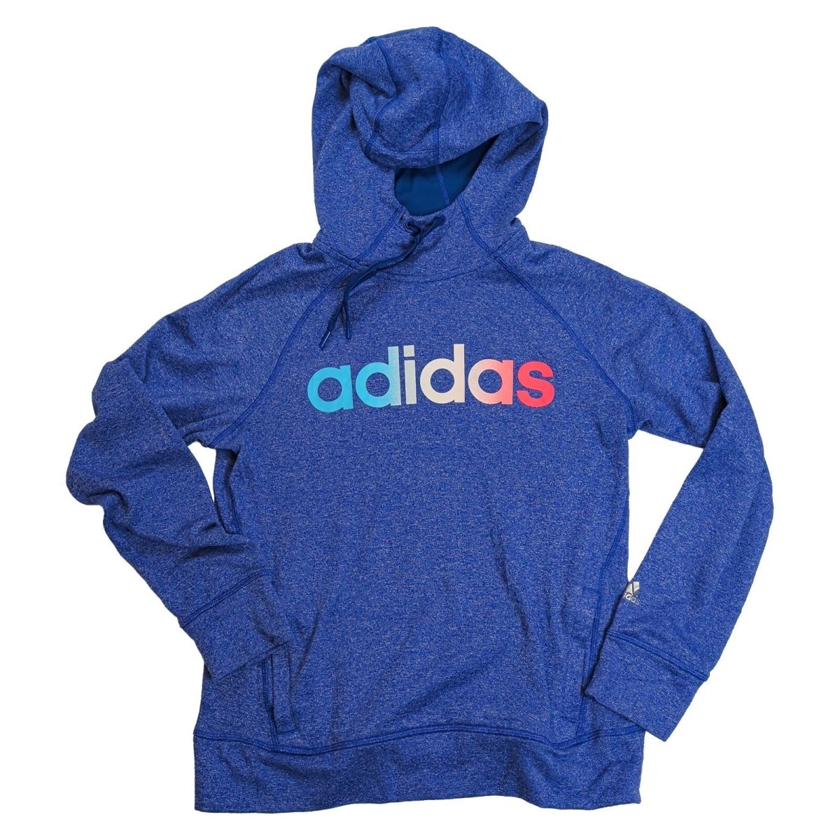 adidas Men's Hoodie Medium Blue Climawarm 100% Polyester Graphic Print – product photo 9 | RewearableUK