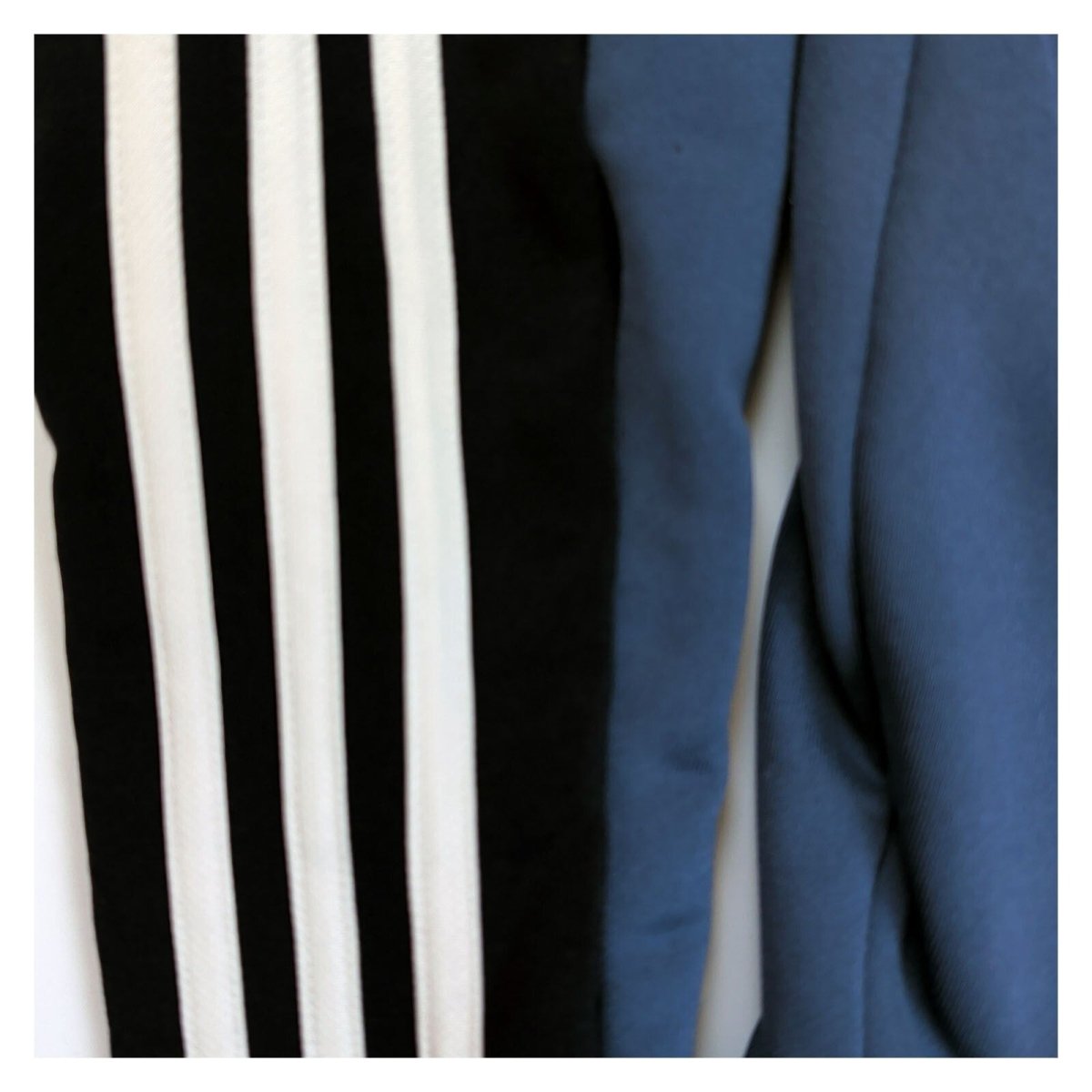 adidas Men's Hoodie Medium Navy Blue Black Striped Polyester – product photo 5 | RewearableUK