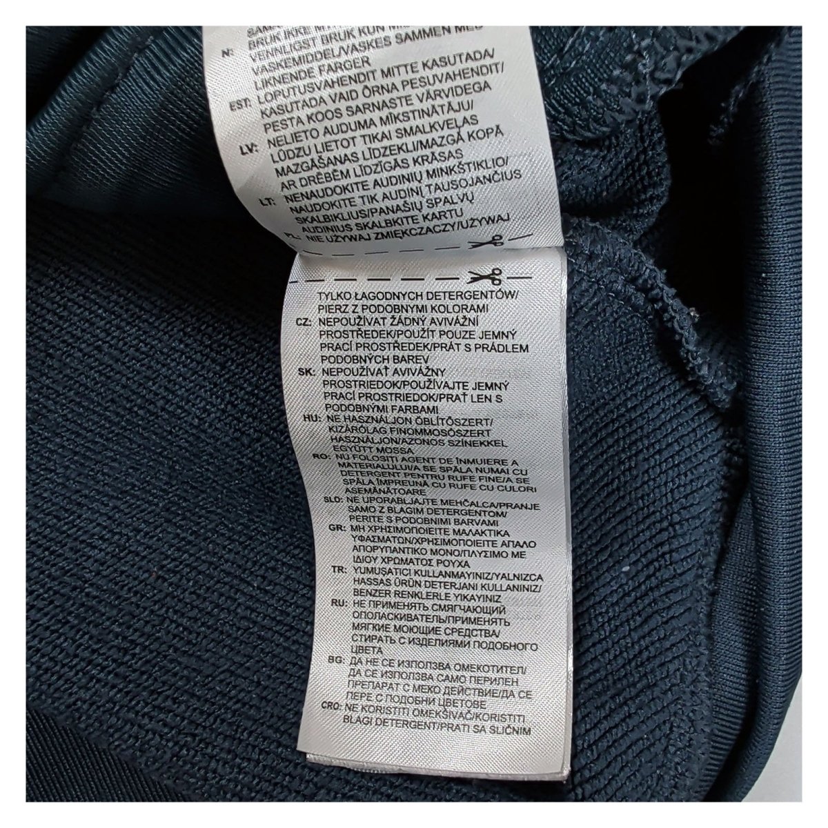 adidas Men's Hoodie Medium Navy Blue Black Striped Polyester – product photo 8 | RewearableUK