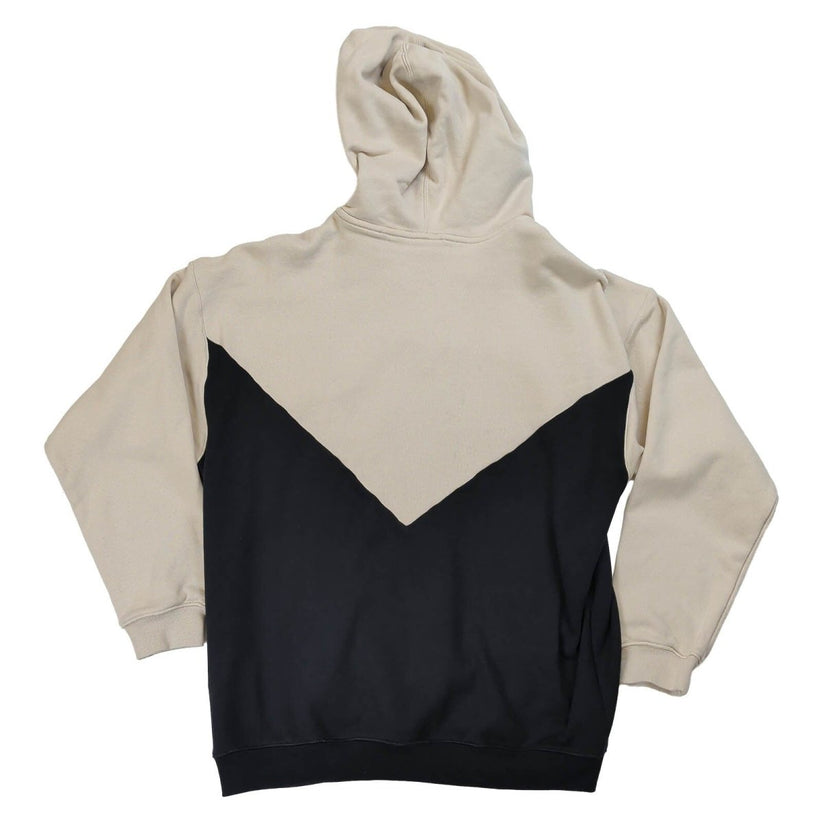 adidas Originals Men's Colourblock Hoodie UK 12 Cream Burgundy Black – product photo 5 | RewearableUK