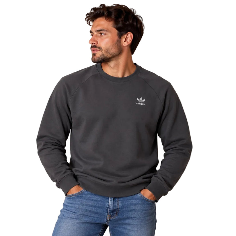 adidas Originals Men's Trefoil Sweatshirt M Dark Grey – Sweatshirt product photo 1 | RewearableUK