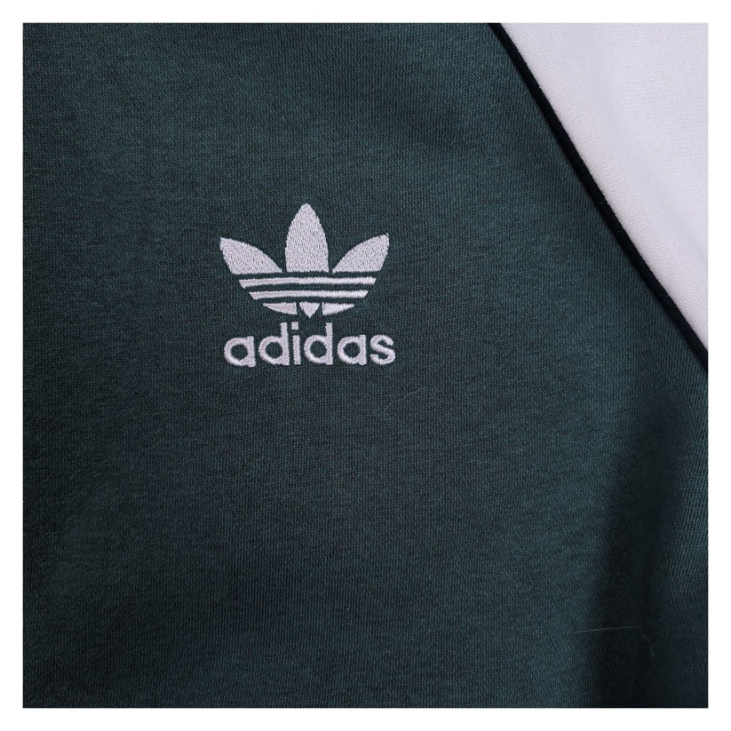 Adidas Originals Womens UK 10 Dark Green White Full Zip Track Jacket Trefoil – product photo 4 | RewearableUK