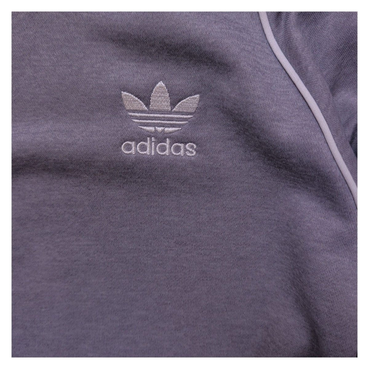 adidas Unisex Adults Sweatshirt Small Grey Striped Polyester – product photo 3 | RewearableUK