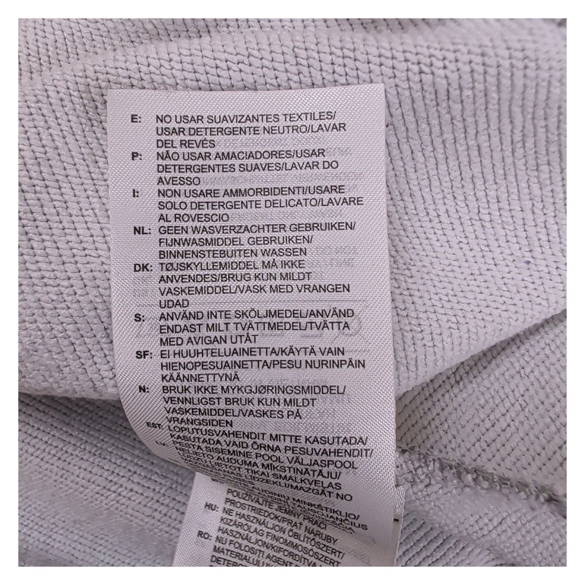 adidas Unisex Adults Sweatshirt Small Grey Striped Polyester – product photo 9 | RewearableUK