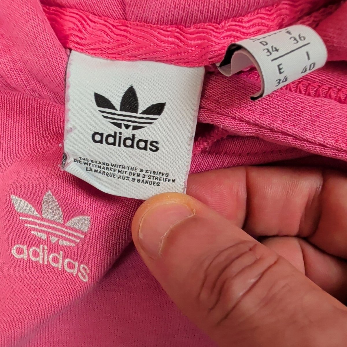 adidas Women's Trefoil Hoodie UK 8 Pink – product photo 4 | RewearableUK