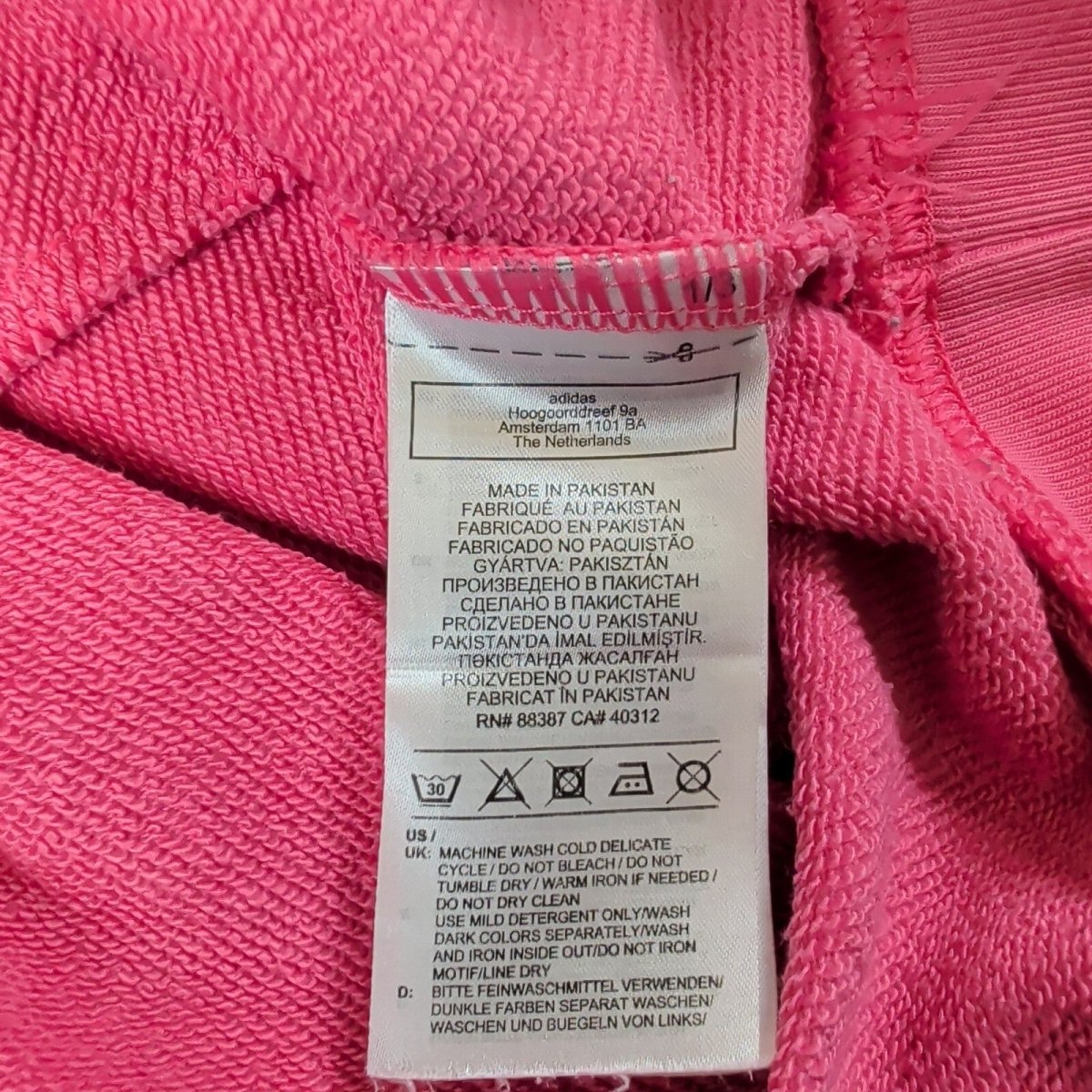 adidas Women's Trefoil Hoodie UK 8 Pink – product photo 7 | RewearableUK