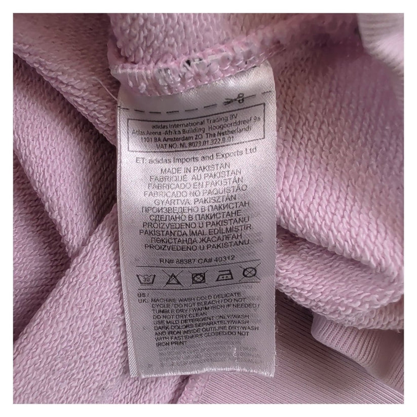 adidas Women's Hoodie S Pink Trefoil Logo 100% Cotton Blend – product photo 4 | RewearableUK