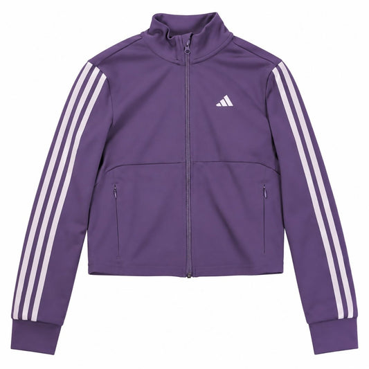 Adidas Women's Purple Striped Full Zip Jacket XS - product photo 1
