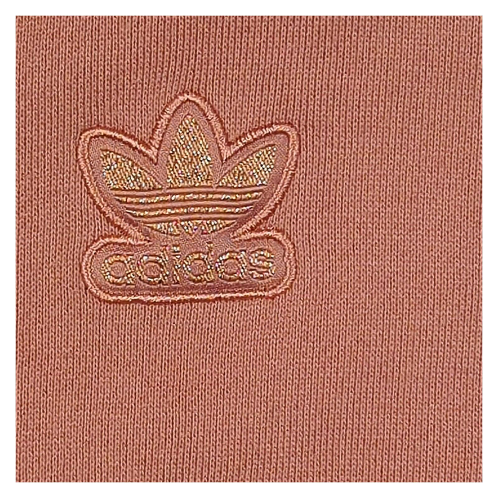 adidas Adidas Women’s Plus Size 20 - 22 Pink Glitter Cropped Hoodie Jacket Cotton Blend Sweater & Hoodie RewearableUK