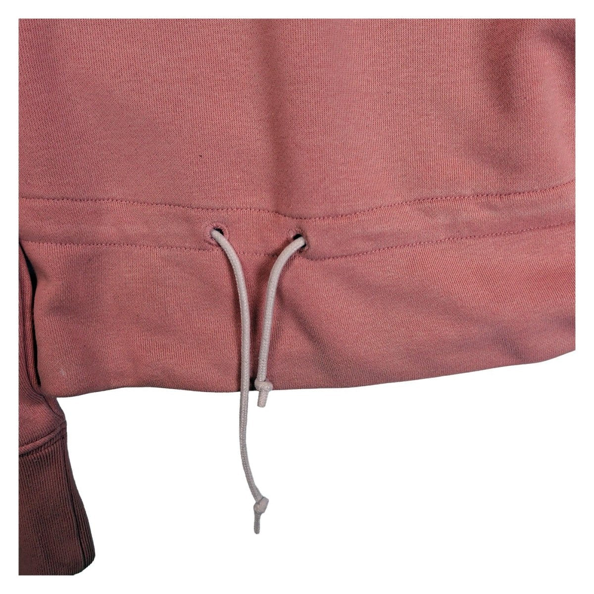 Adidas Women's Sweatshirt XS Pink Striped Drawstring – product photo 3 | RewearableUK