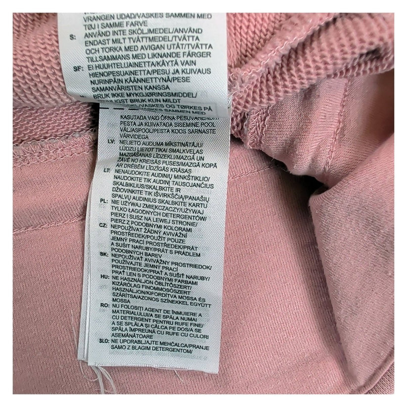 Adidas Women's Sweatshirt XS Pink Striped Drawstring – product photo 8 | RewearableUK