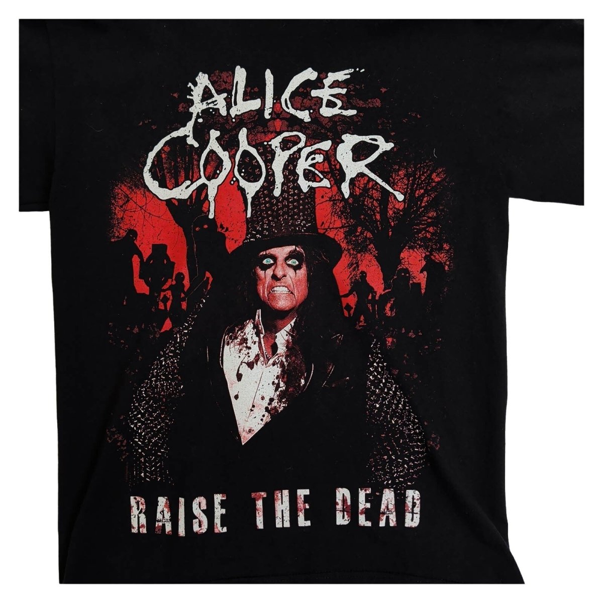Alice Cooper Raise The Dead 2012 2013 Tour T-Shirt S Black Double Sided Rock – product photo 3 | RewearableUK