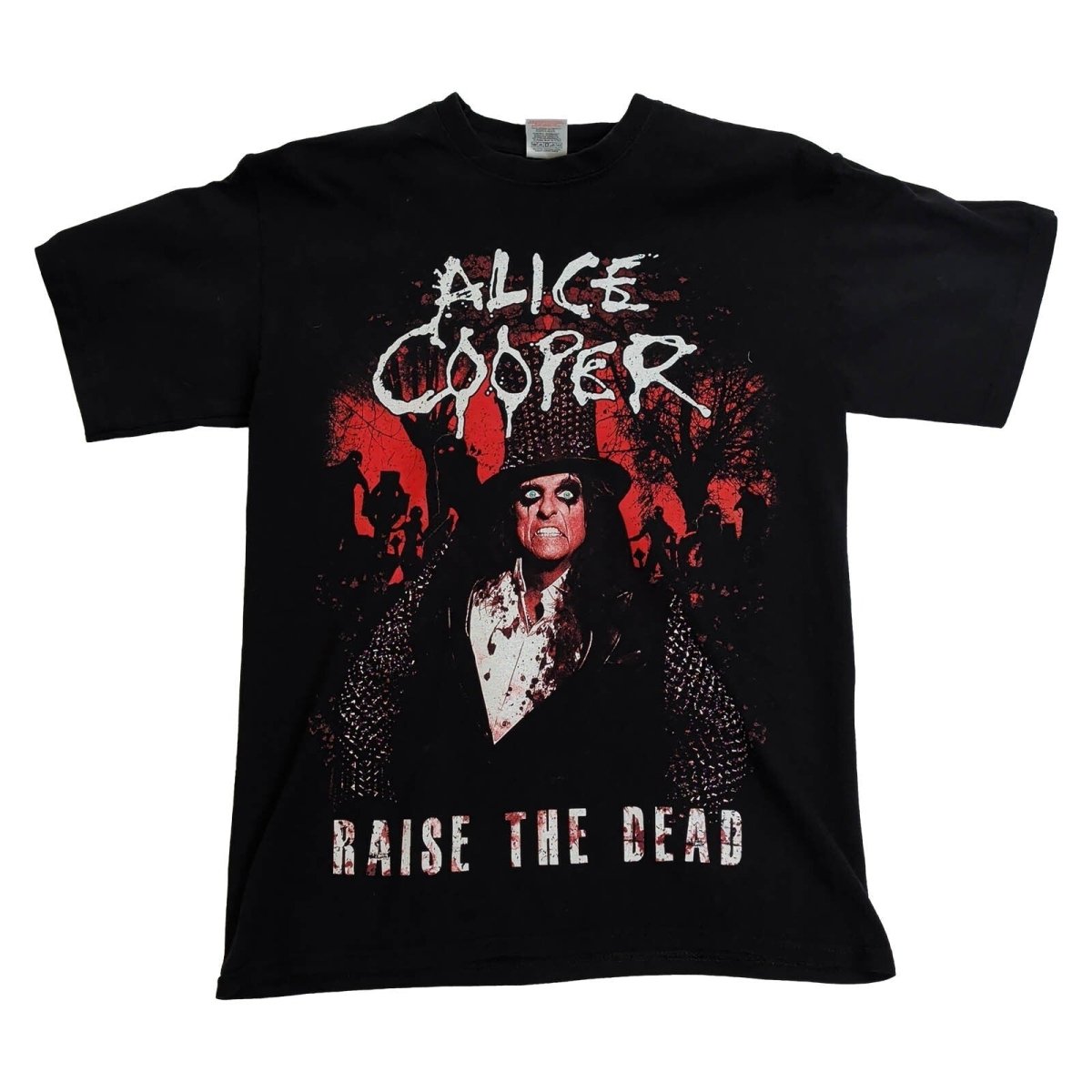 Alice Cooper Raise The Dead 2012 2013 Tour T-Shirt S Black Double Sided Rock – product photo 1 | RewearableUK