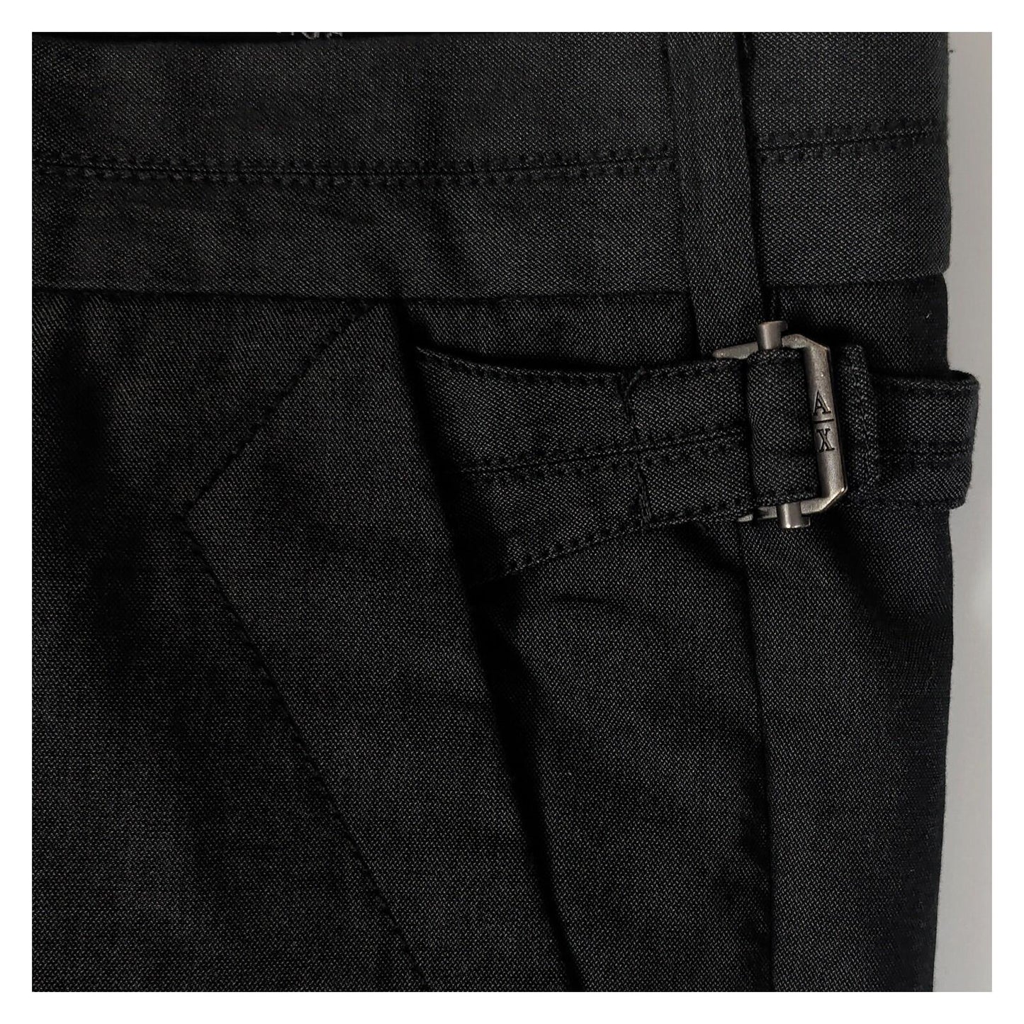 Armani Exchange A|X Mens Black Tailored Chino Trousers 36 Regular by Armani Exchange – chino | RewearableUK