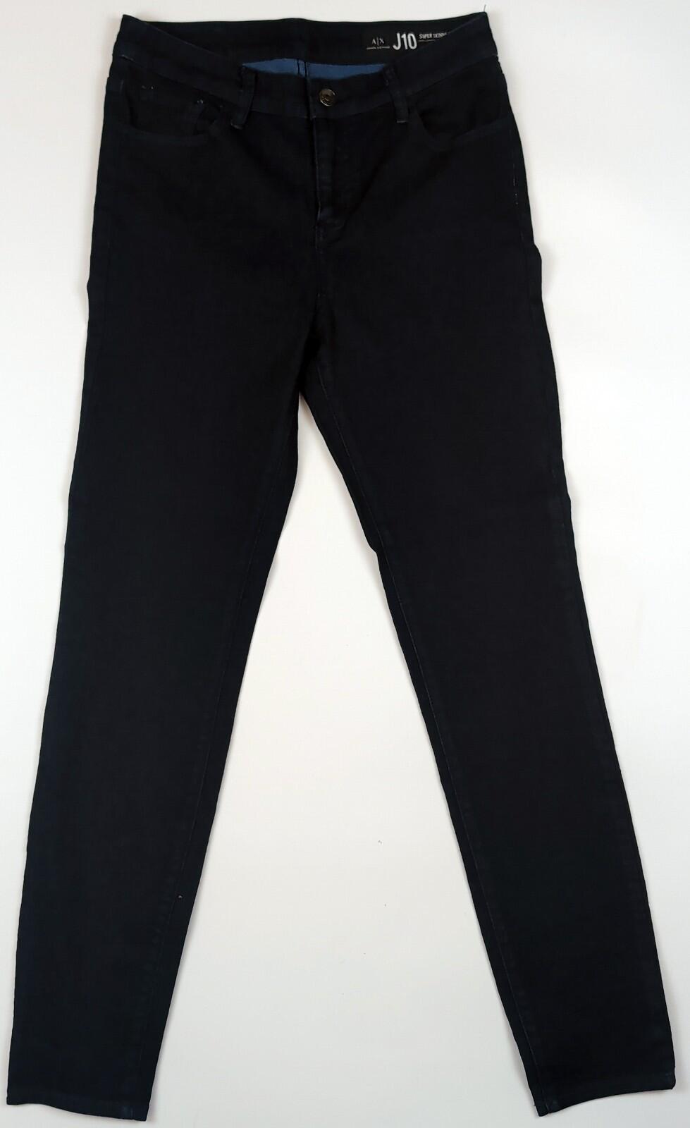 Armani Exchange J10 Super Skinny Cropped Black Jeans W28 by Armani Exchange – JEANS | RewearableUK