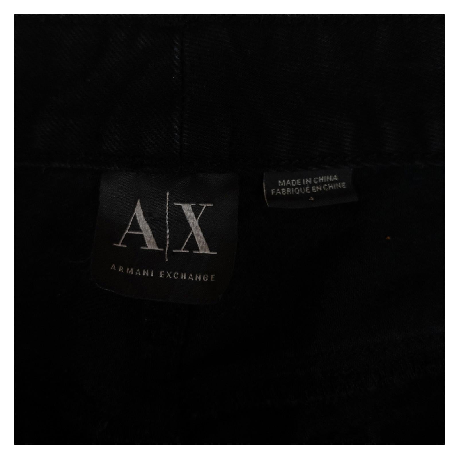 Armani Exchange J11 Skinny Jeans US 4 UK 8 Black Stretch Metal Logo Plate Pants by Armani – | RewearableUK