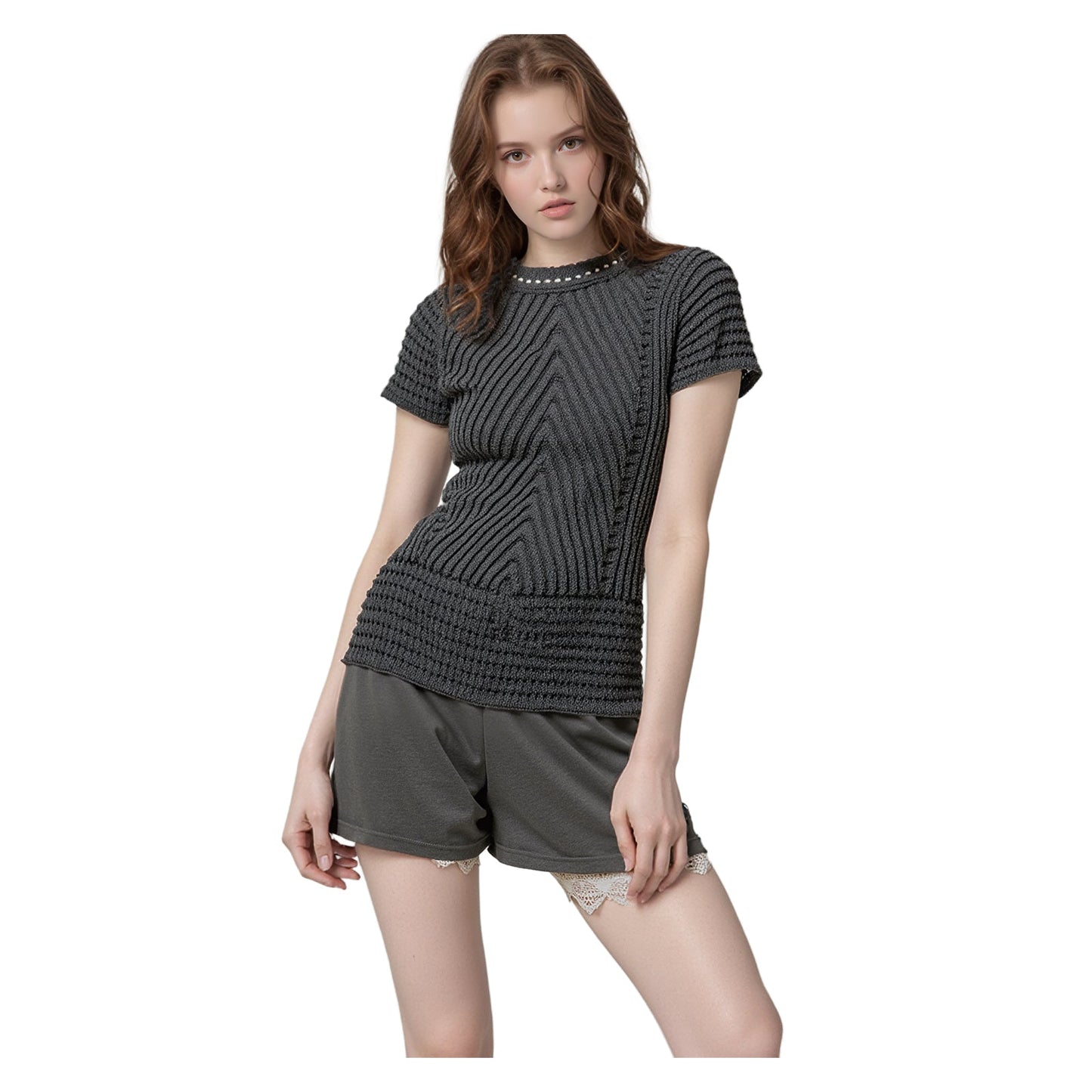 Armani Exchange Metallic Knit Tunic Dress Black | Women's XS by Armani Exchange – woman | RewearableUK