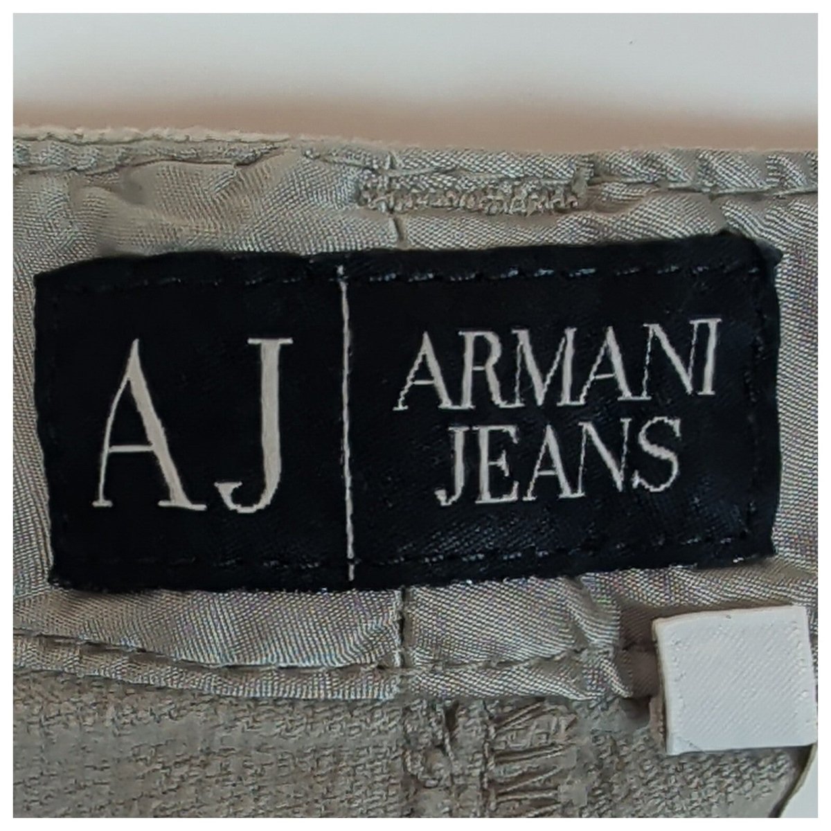 Armani Jeans AJ Women’s Trousers W29 Grey Cotton Stretch Straight Leg – product photo 4 | RewearableUK