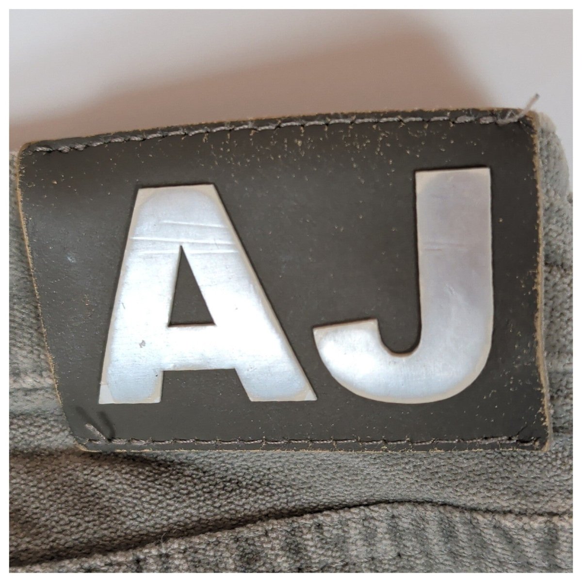Armani Jeans AJ Women’s Trousers W29 Grey Cotton Stretch Straight Leg – product photo 5 | RewearableUK