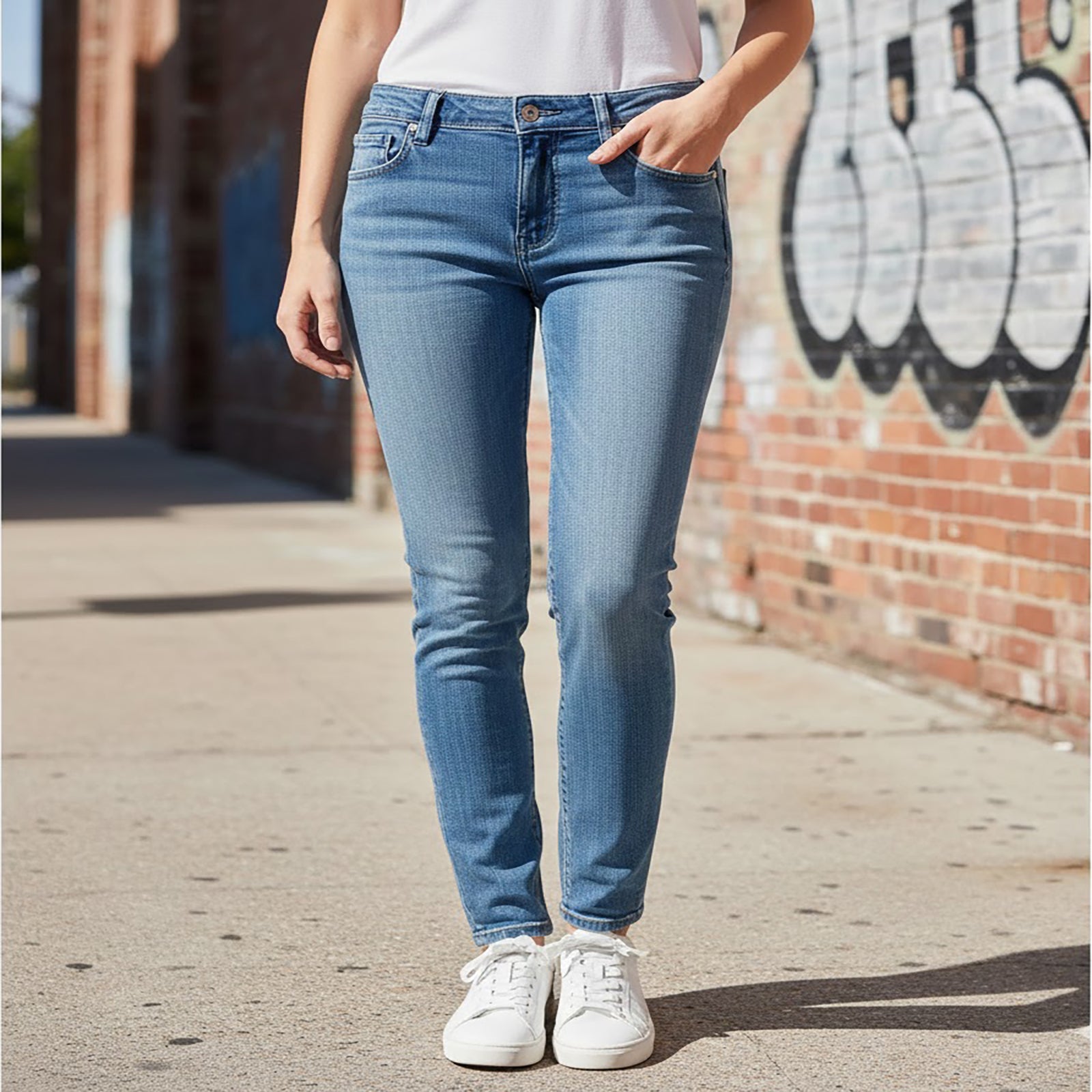 Armani Jeans Crystal Pocket Regular Fit Blue | Women's W29 by Armani Jeans – JEANS | RewearableUK