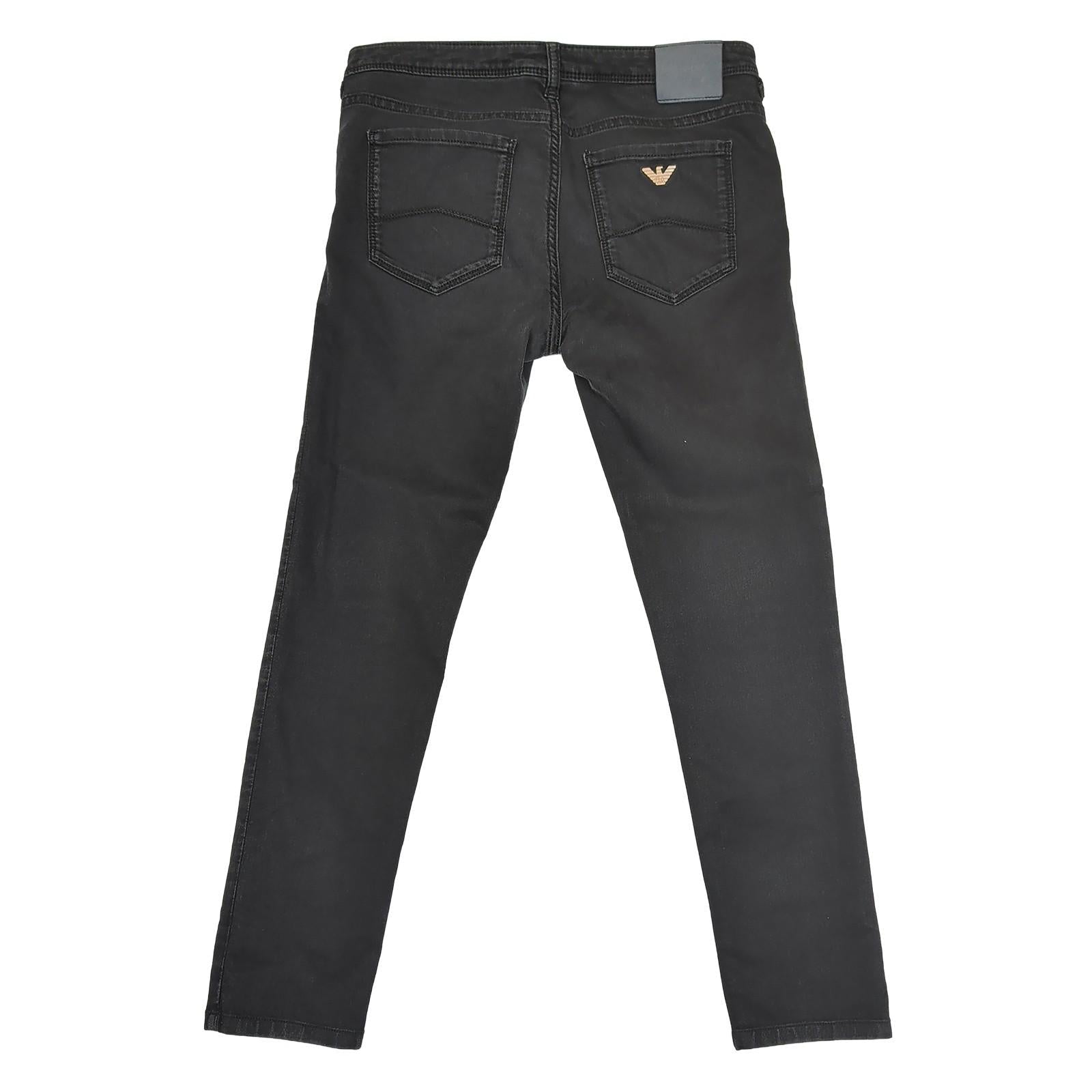 Armani Jeans Women Size 27 Black Orchid J28 Slim Fit Skinny Designer Trousers by Armani Jeans – | RewearableUK