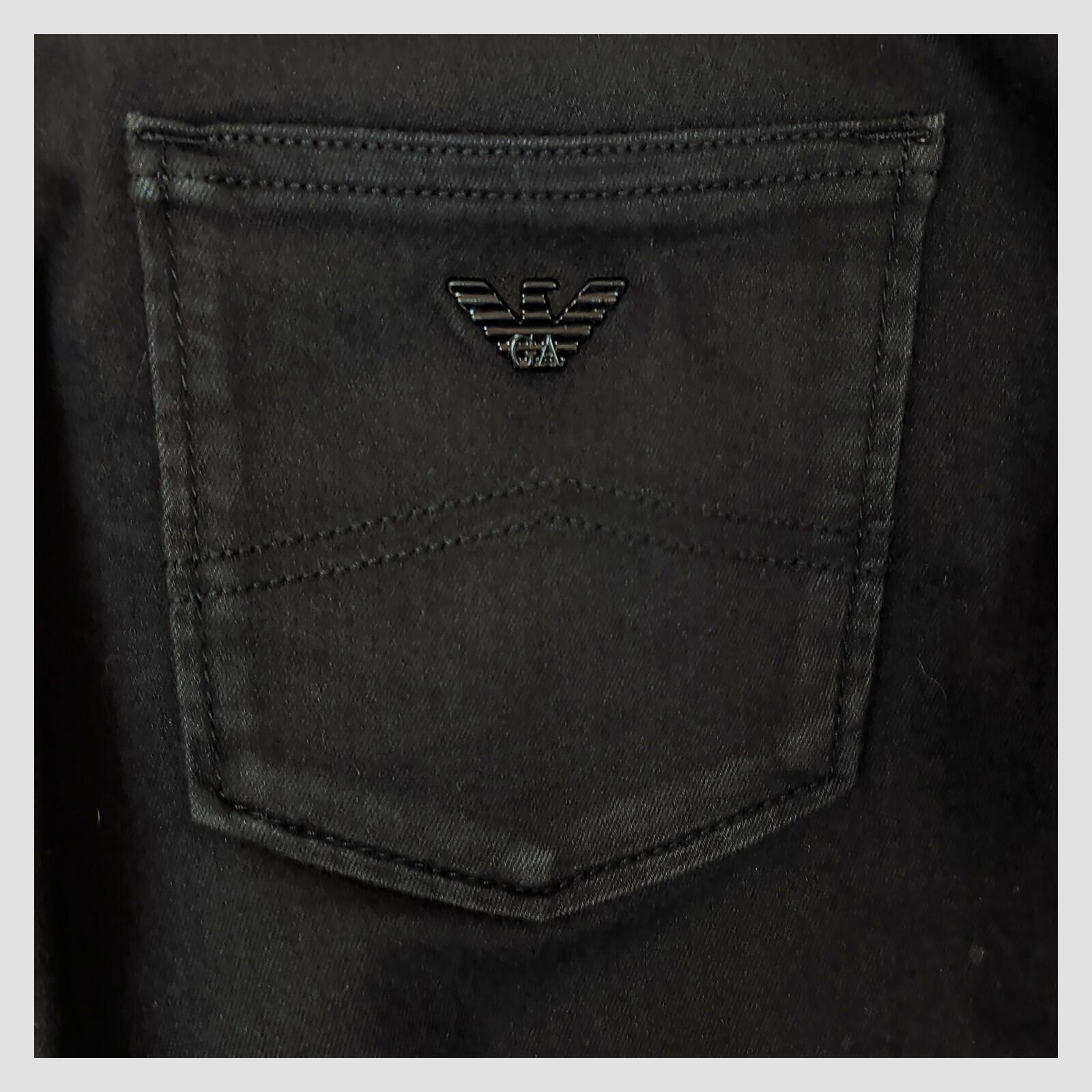 Armani Jeans Womens Black Slim Straight Stretch Jeans Size W28 by Armani Jeans – JEANS | RewearableUK