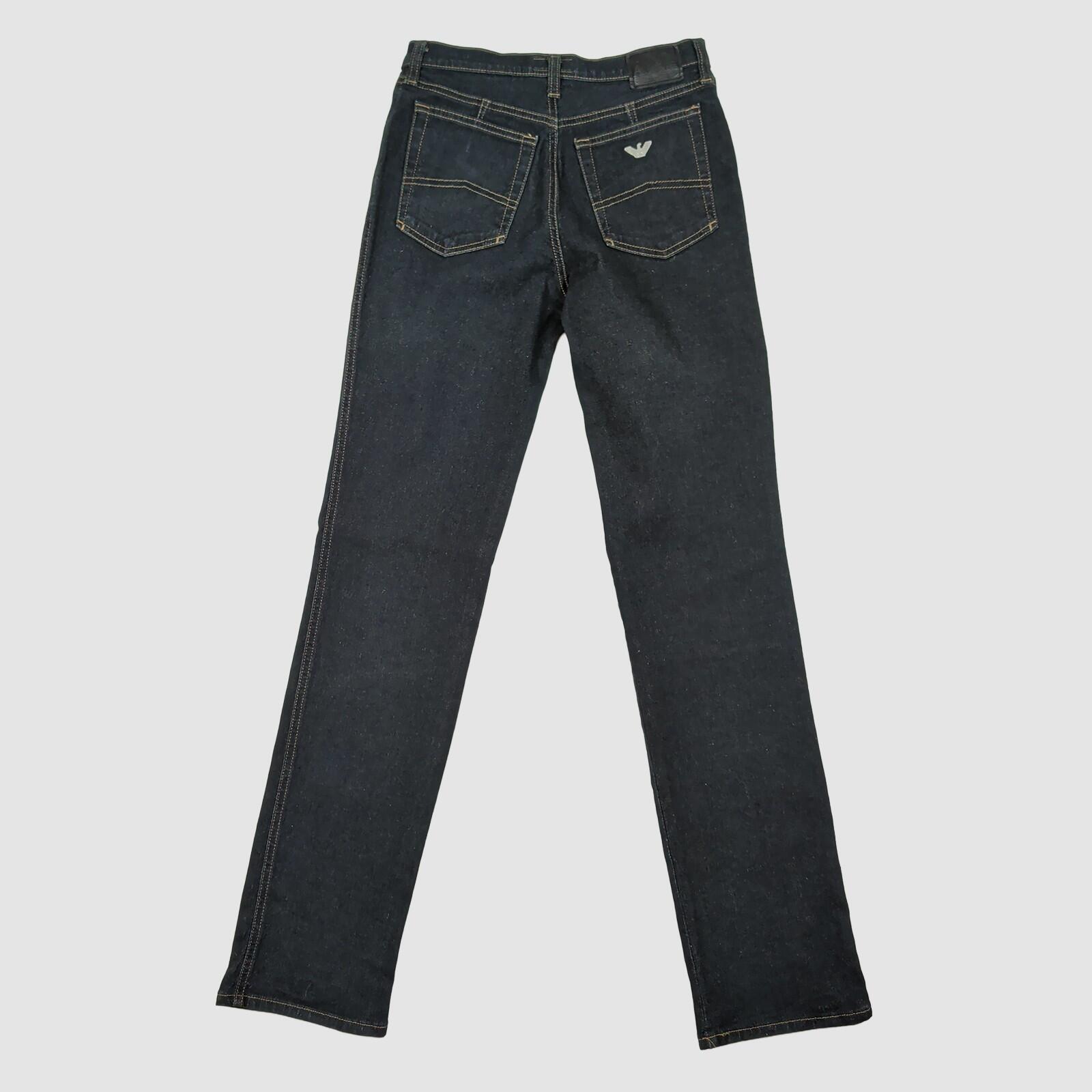 Armani Jeans Womens Comfort Fit Dark Blue Denim Trousers Made In Italy Size 27 by Armani Jeans – | RewearableUK