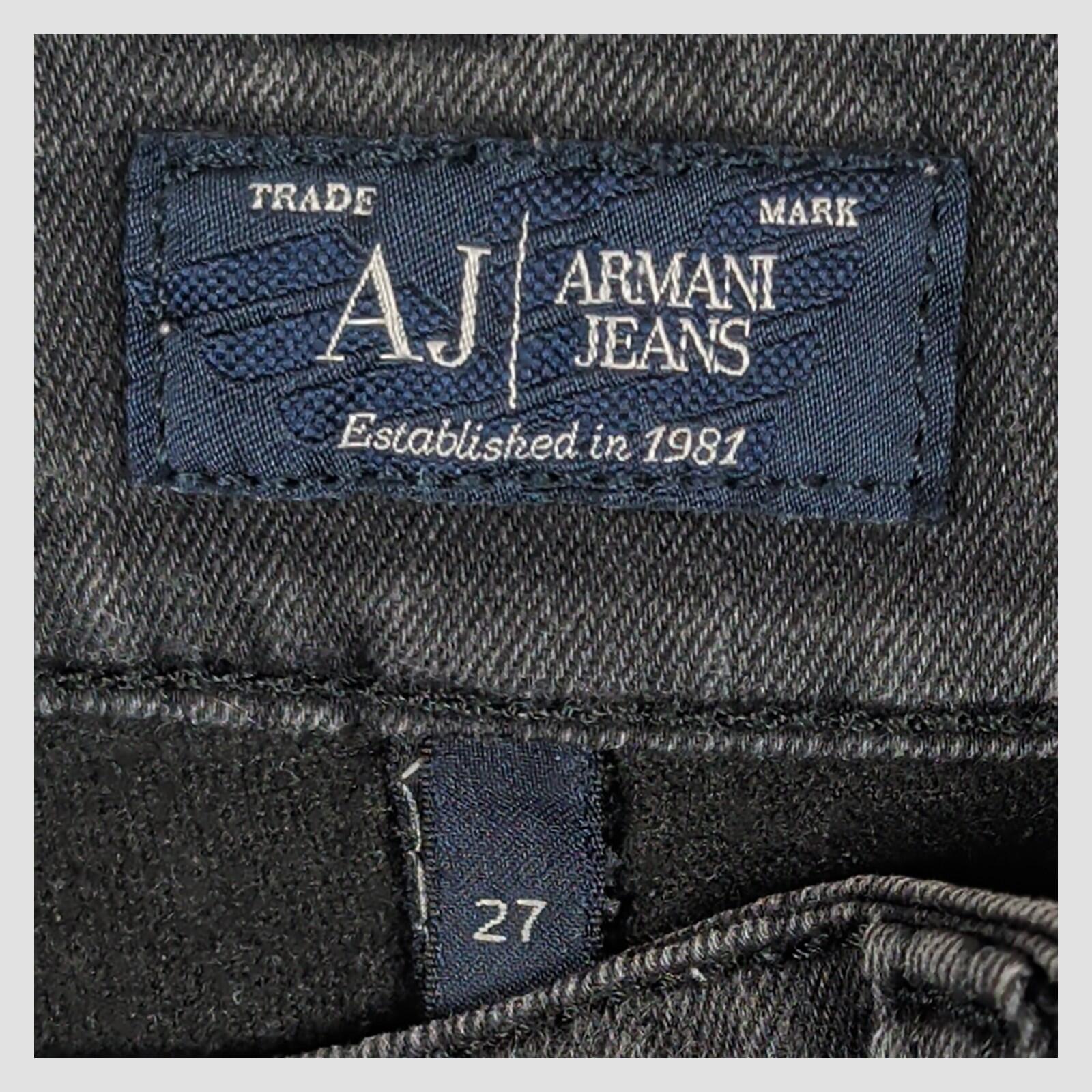 Armani Jeans Womens Grey Slim Fit Stretch Denim Jeans Size 27 by Armani Jeans – | RewearableUK