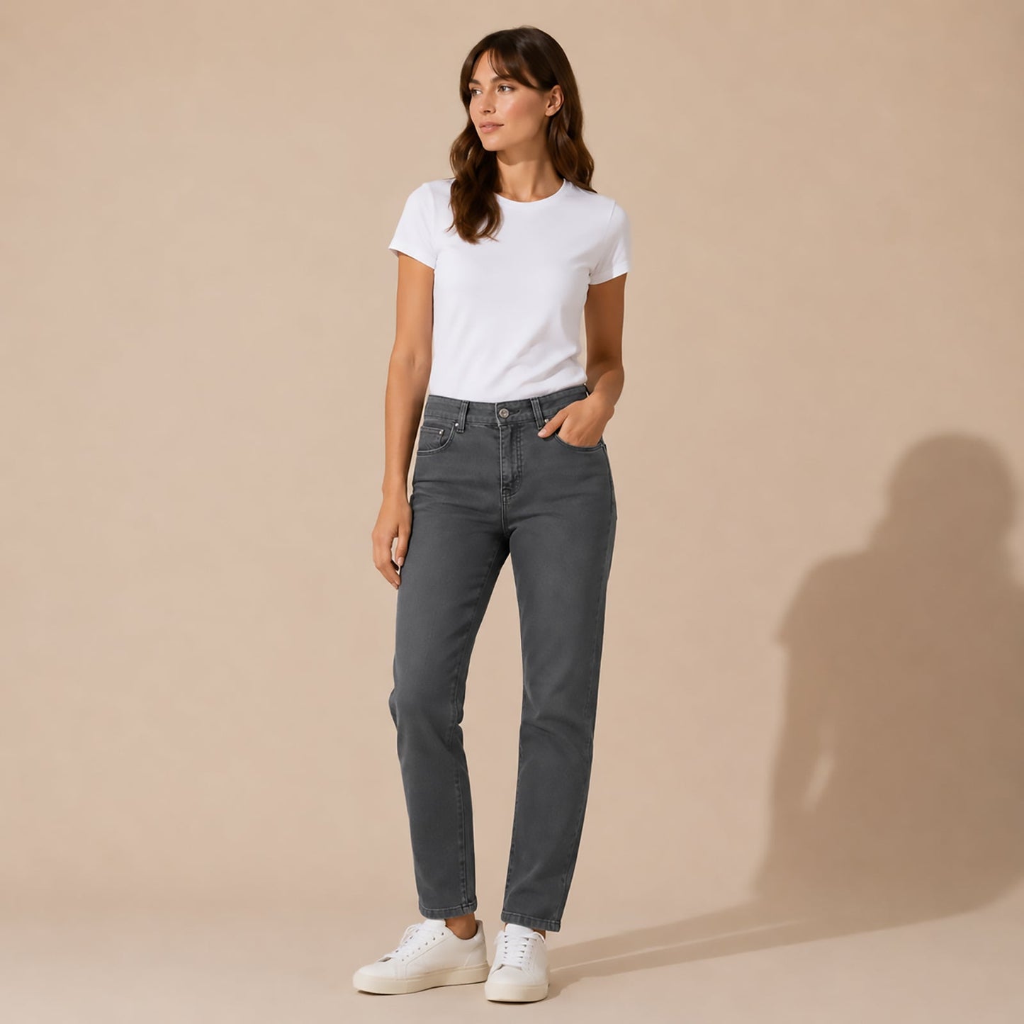 Armani Jeans Womens Grey Slim Fit Stretch Denim Jeans Size 27 by Armani Jeans – JEANS | RewearableUK