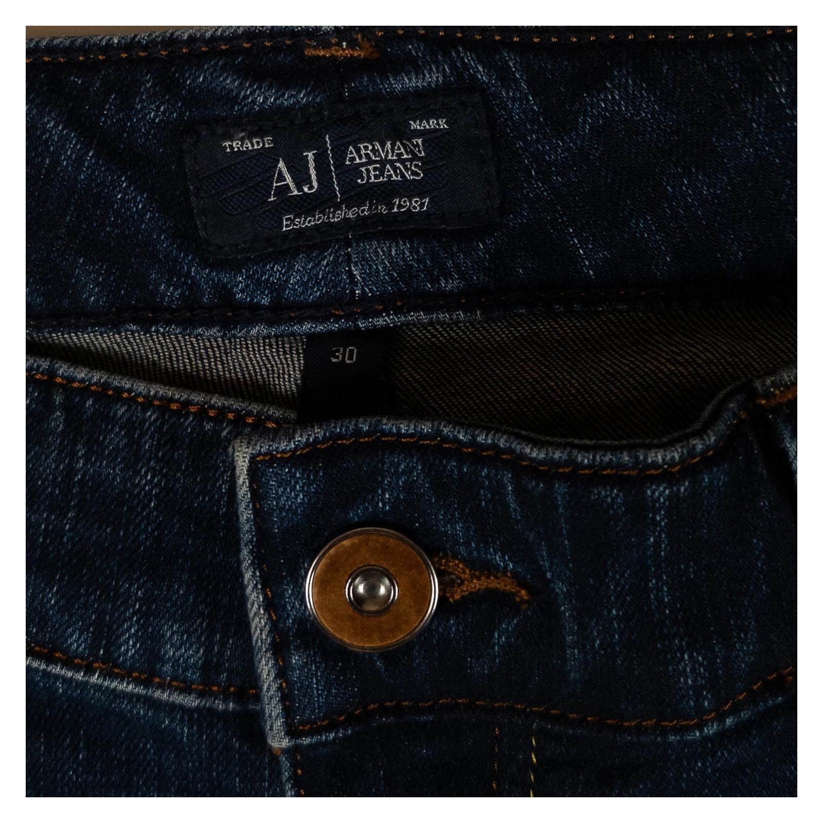 Armani Jeans Women's Skinny Jeans W30 Dark Blue Metal Eagle Logo Stretch Denim by Armani Jeans – | RewearableUK